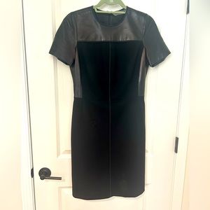 Black leather Reed Karkoff dress